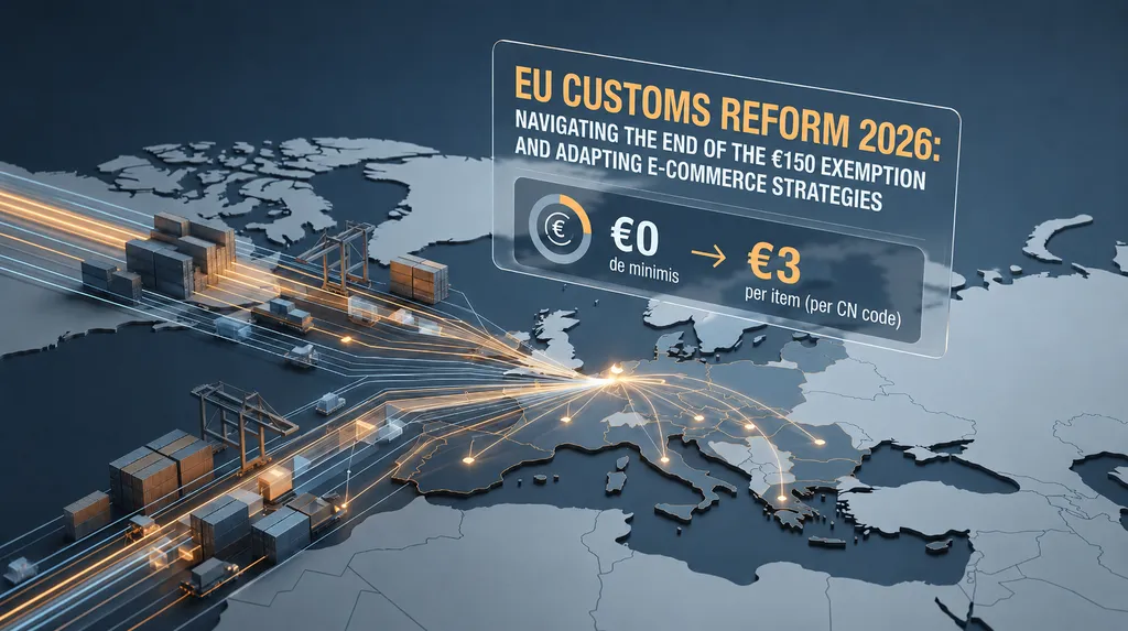 From €150 Exemption to €3 Per Item: How EU's 2026 Customs Reform Rewrites Cross-Border E-Commerce